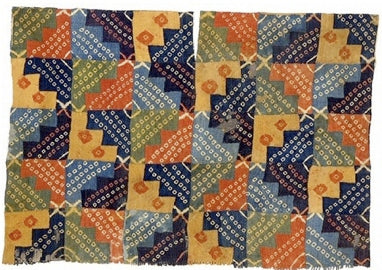 Wari Tie Dye Tunic  handmade textile ancient dye fabrics 