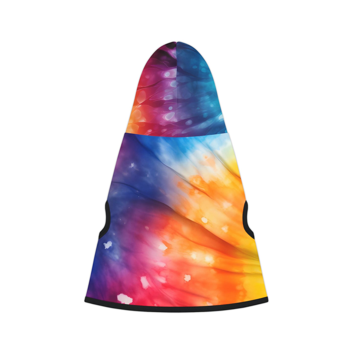 Cosmic Rainbow Pet Hoodie for Cats: A Celestial Splash of Color!