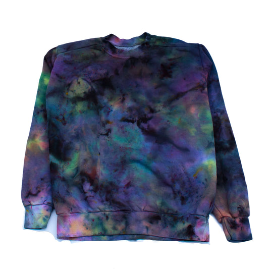 Size XS: Nebula Whispers Tie-Dye Sweatshirt