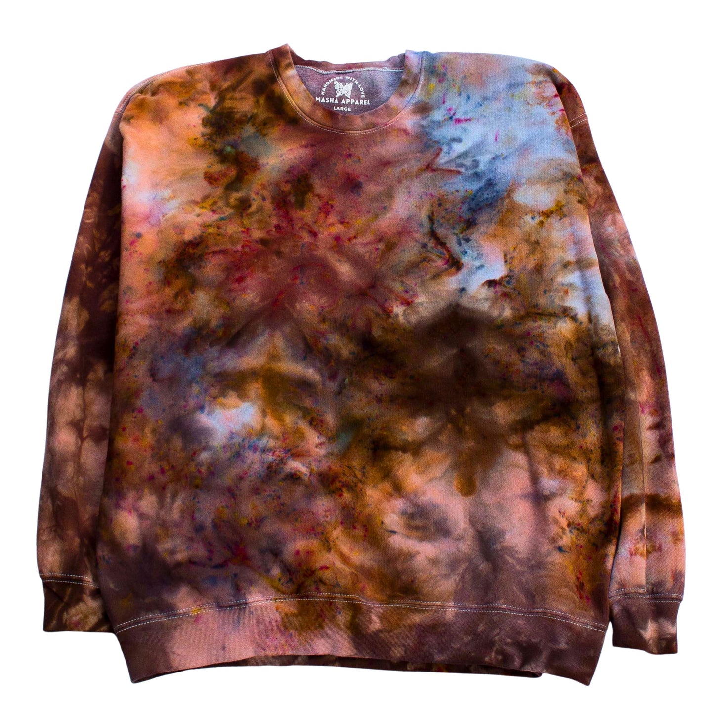 Size L: Cosmic Burst Regular Sweatshirt by Mash Apparel