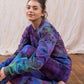 Rainbow Swirl Tie-Dye Cotton Comfort Set - Long Sleeve Top & Leggings