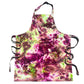 Colorful Tie-Dye Apron in Sturdy Cotton Canvas