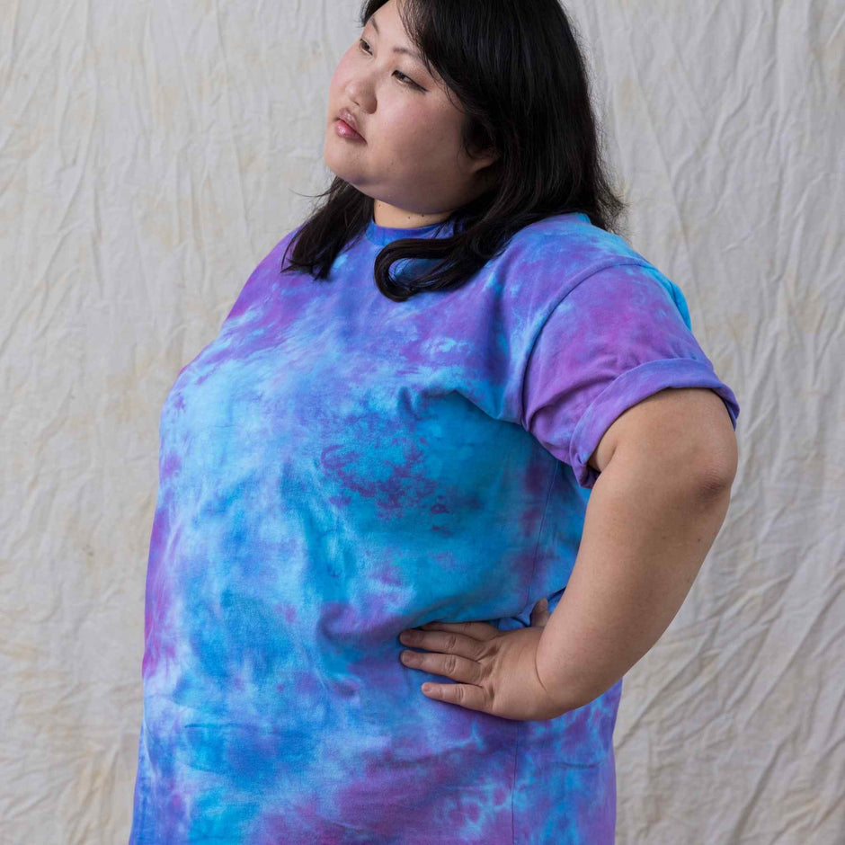 Hand Dyed Tie Dye Cotton T-Shirt Unique, Bright and Colorful Tops ...